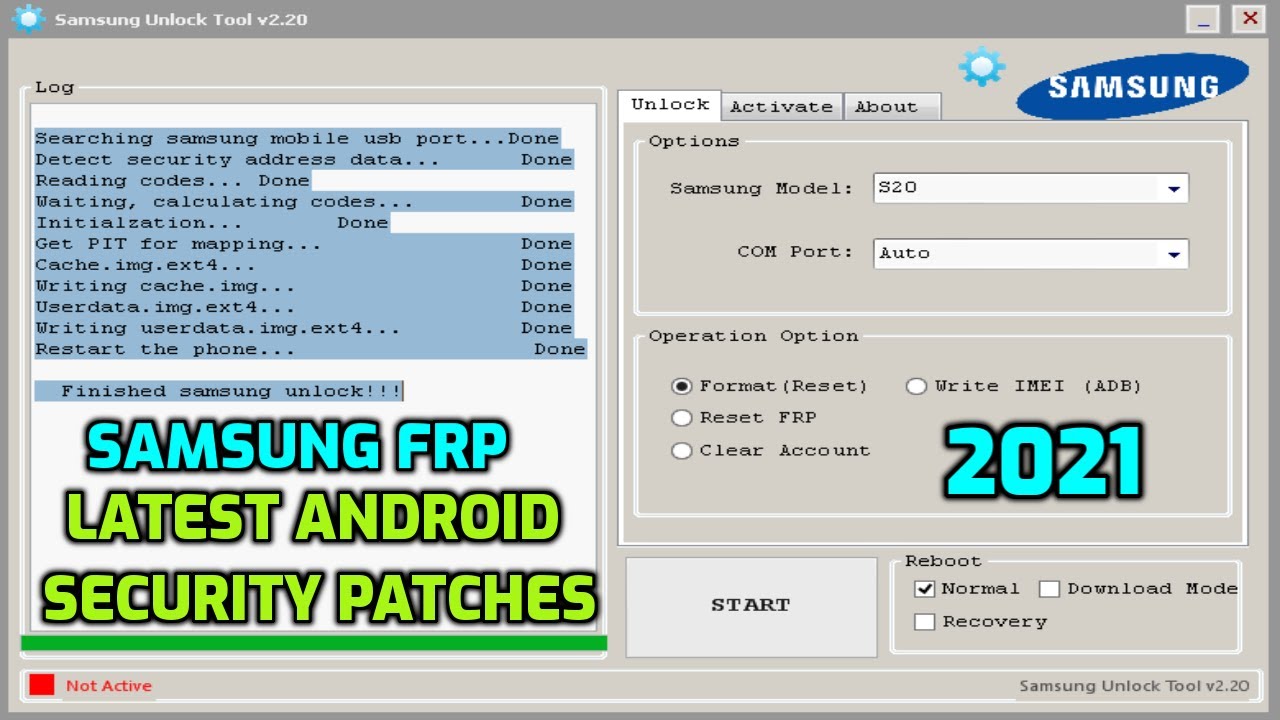 Samsung FRP Tool 2021 | all Samsung FRP bypass 100% Working