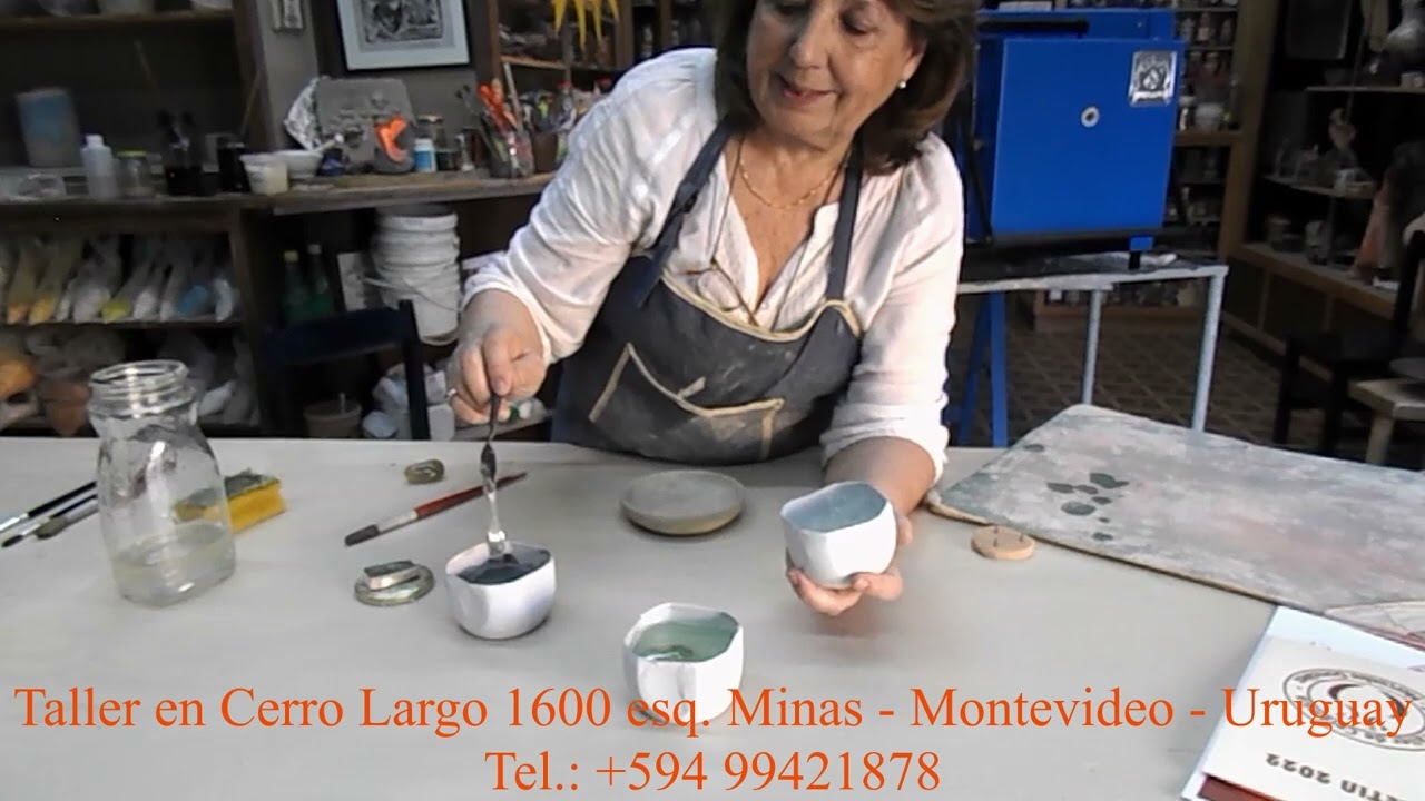 CLASE 64 ESMALTADO MANUAL DE PIEZAS CERÁMICAS DESTINADAS A MONOCOCCIÓN