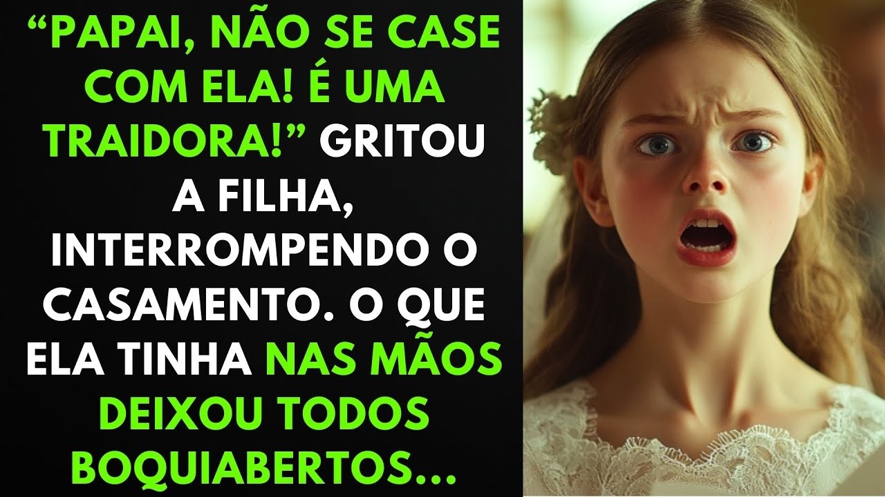 Não se Case com Ela! , Gritou a Filha, Surpreendendo a Todos no Casamento