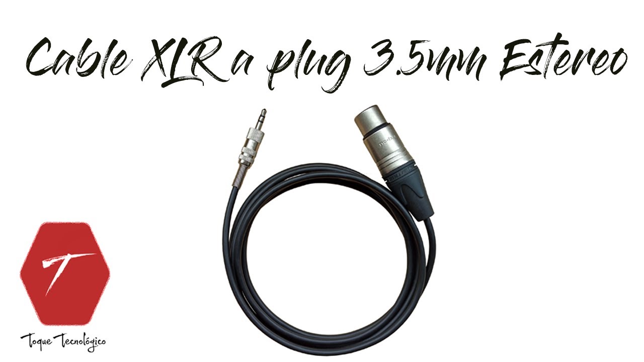 Cómo hacer /reparar / armar un cable XLR a Plug TRS 3.5mm estéreo ( mini plug )