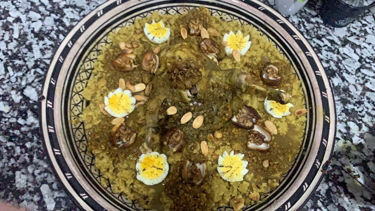 رفيسة دجاج بلدي الحرشة الدقيق الكامل#رفيسة مغربية# رفيسة نفيسةعلى حقها اطرقها