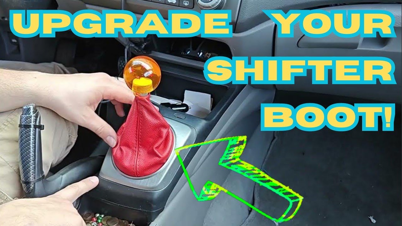 Budget Aftermarket Shift Boot & Shift Knob for 8th Gen Civic!