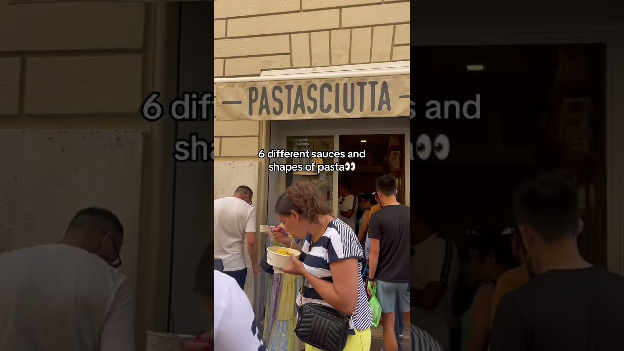 A must-try in Rome: the best street pasta right near the Vatican🍝🤌🏻🤤📍Pastasciutta