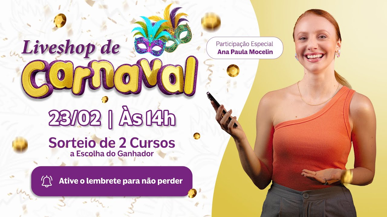 🎉 LIVE ESPECIAL CARNAVAL MAXIMUS - SEGUNDA 23/01 ÀS 14:00HRS