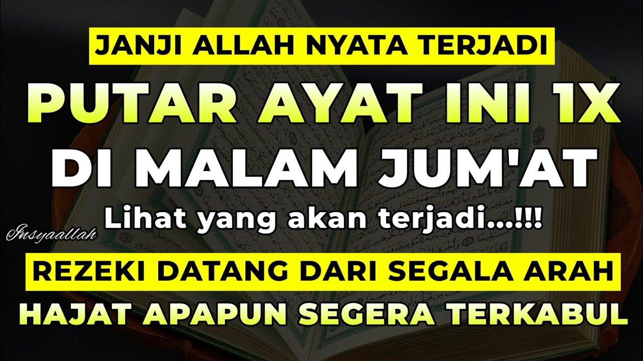 Bacaan Dahsyat! Satu Kali Putar Bisa Datangkan Kekayaan ~ dzikir petang