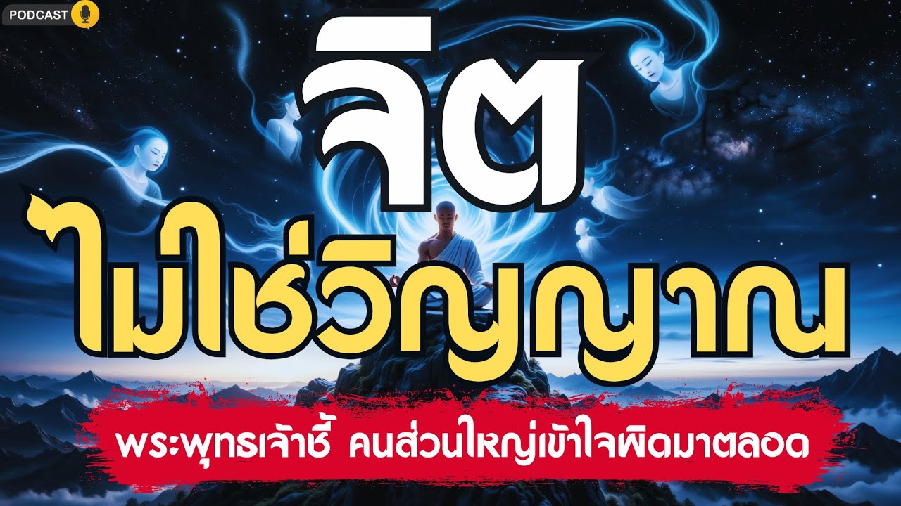 จิต” ไม่ใช่ “วิญญาณ”! พระพุทธเจ้าชี้ คนส่วนใหญ่เข้าใจผิดมาตลอด