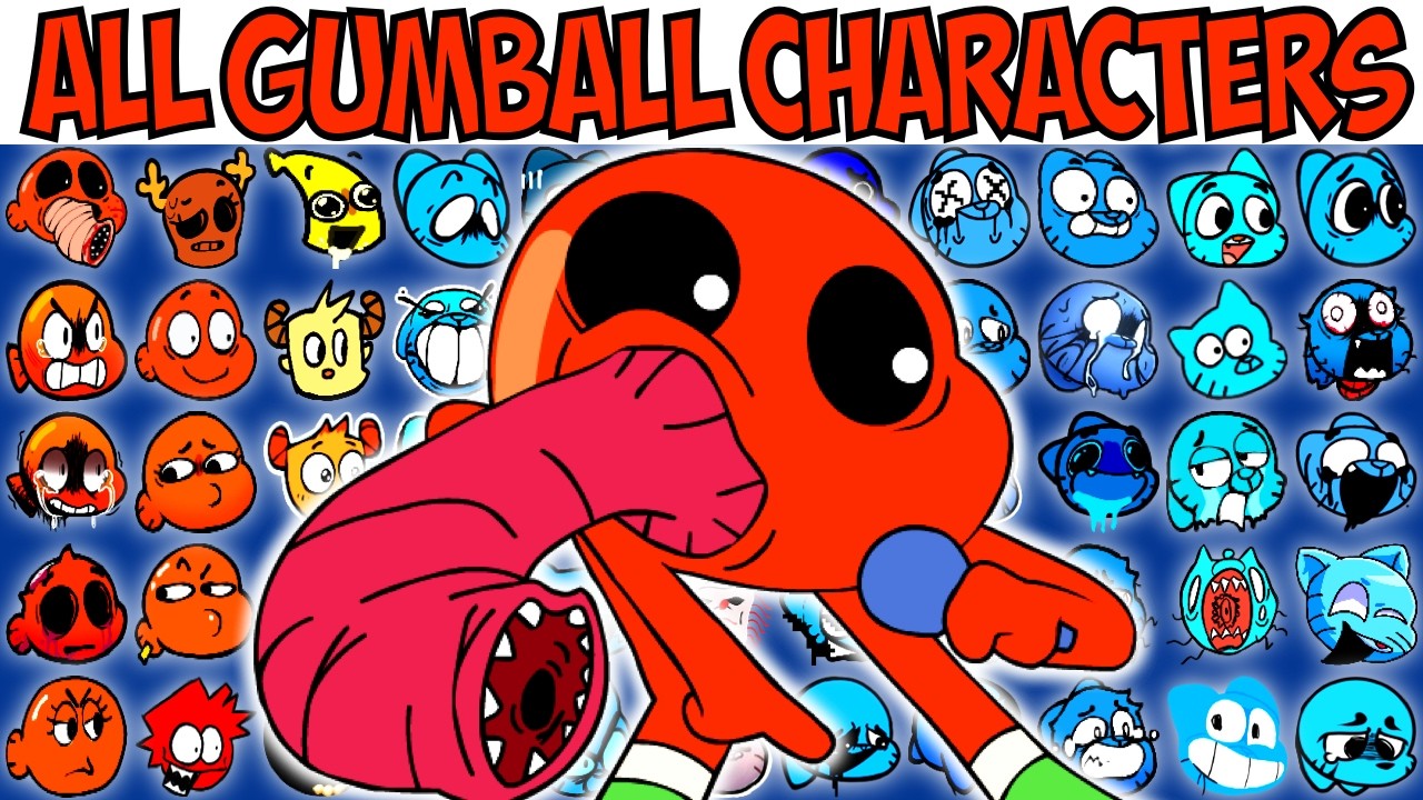 ALL GUMBALL CHARACTERS | FNF Character Test | Gameplay VS Playground