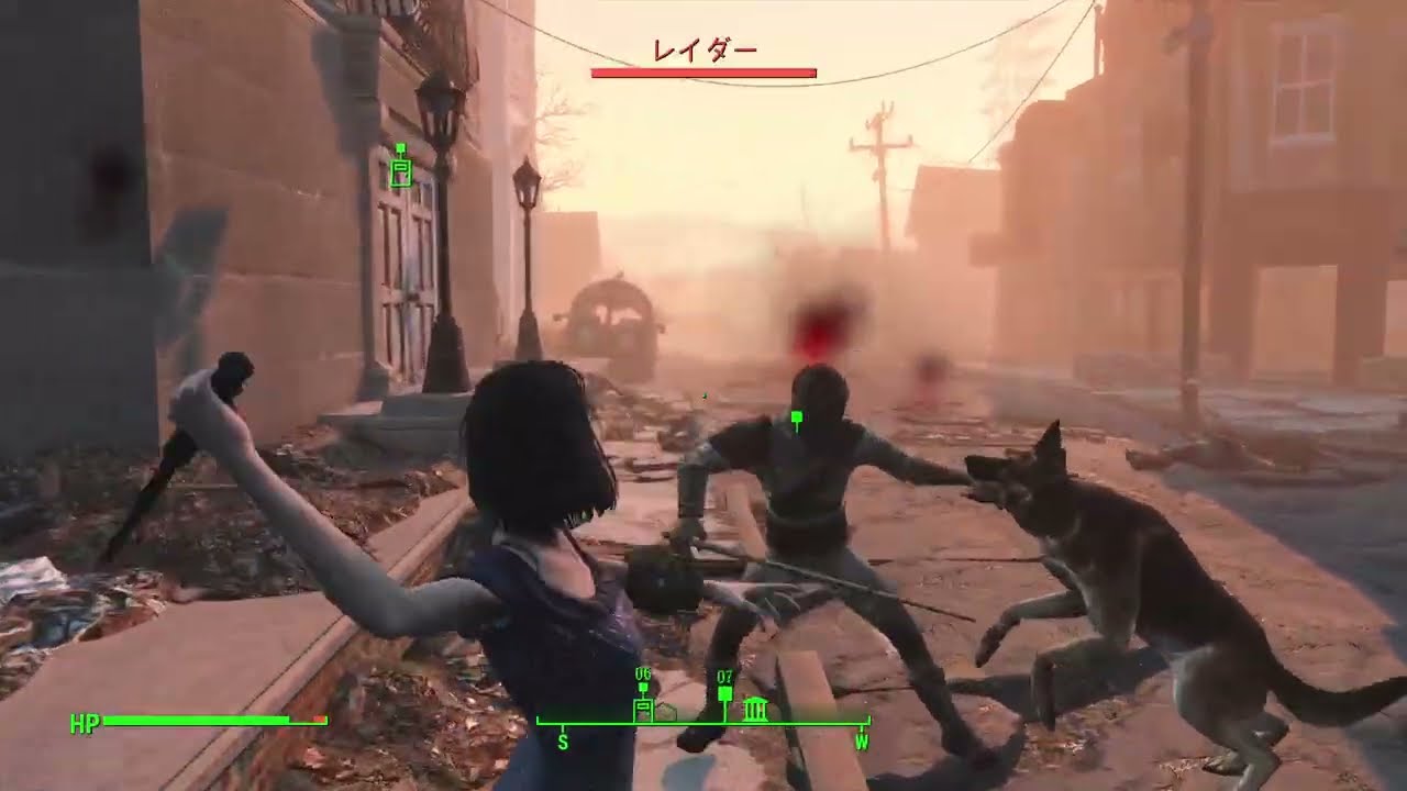 【Fallout 4初見】６．犬とのぱぶじーごっこ。オート撃ち縛り。