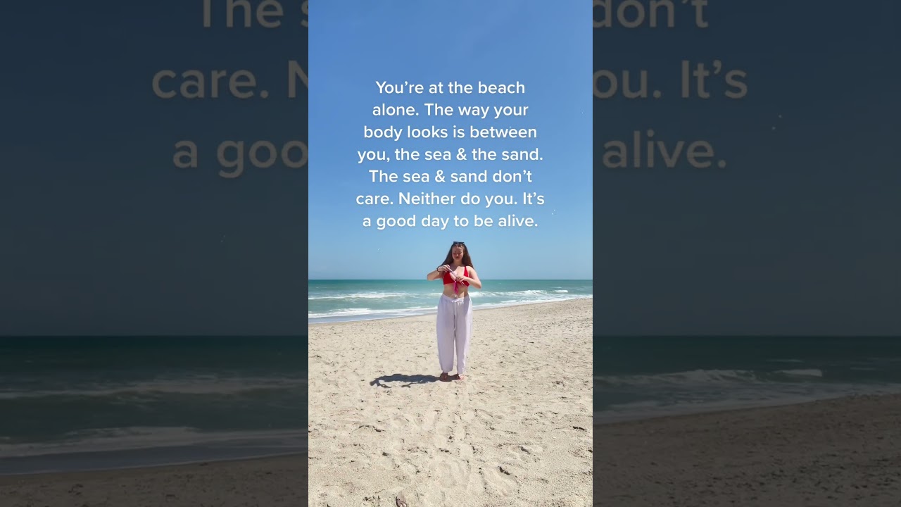 Your body IS a beach body! #bodypositive #selfcare #bodypositivity #beachlife