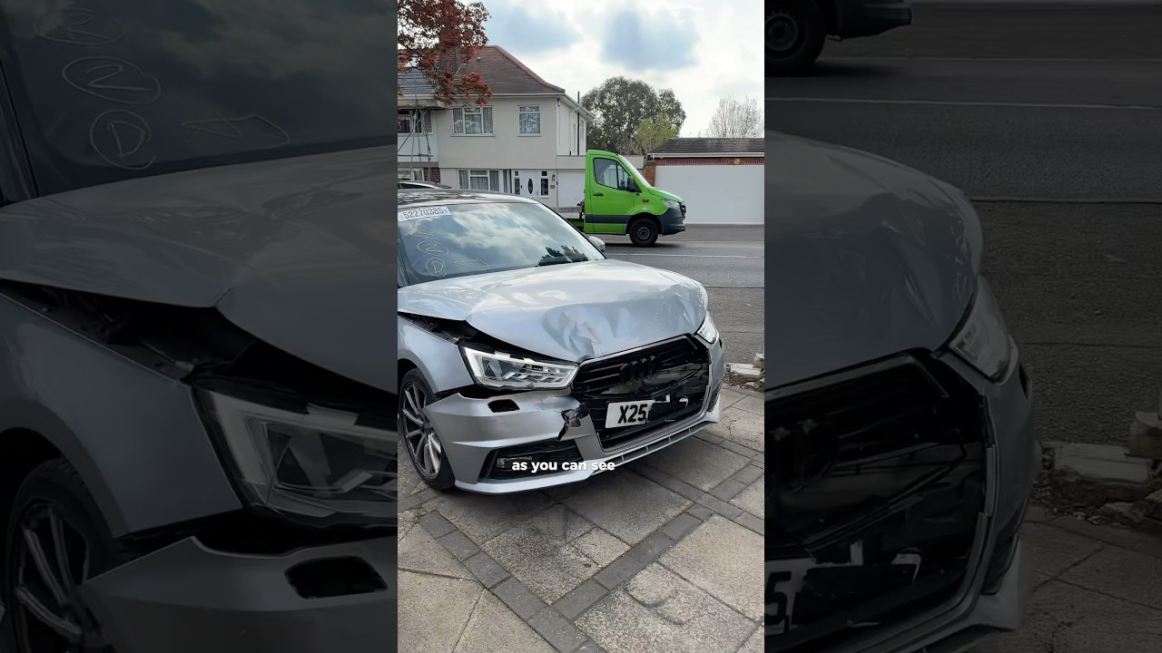 FIXING A COPART CAR ON MY DRIVE! #copart #rebuild #auction #salvagecar #catcar