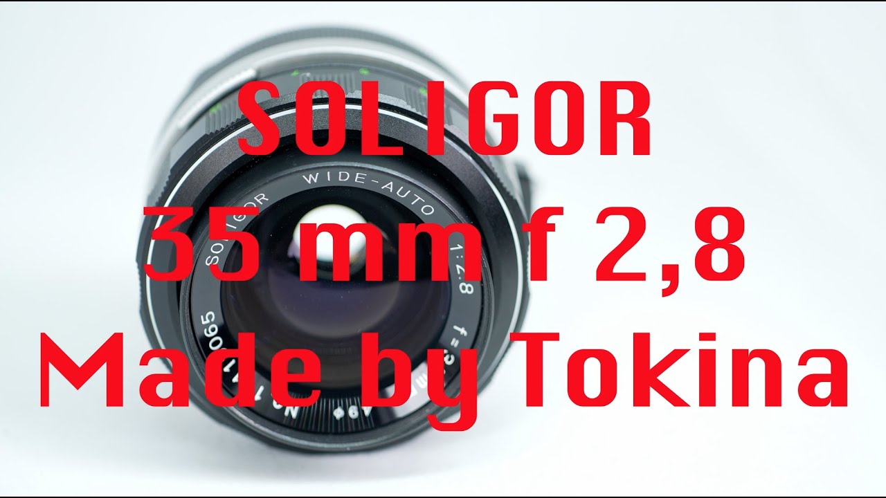 Soligor 35 mm f 2,8 Made by Tokina