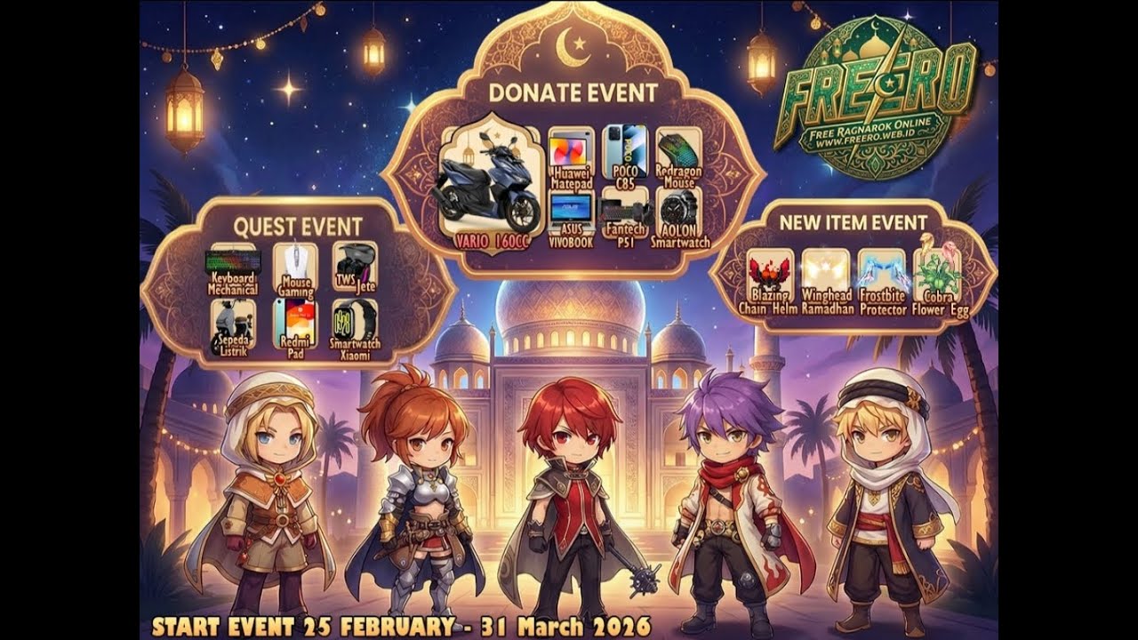 LIVE RAGNAROK FREERO PRE RENEWAL 99/70 .SINCE 2010