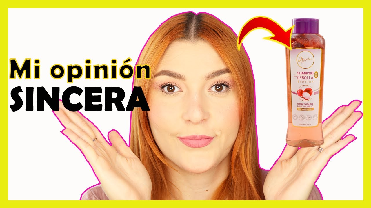 🧴Mi EXPERIENCIA con el SHAMPOO de CEBOLLA 🧅 RESE&Ntilde;A ANYELUZ