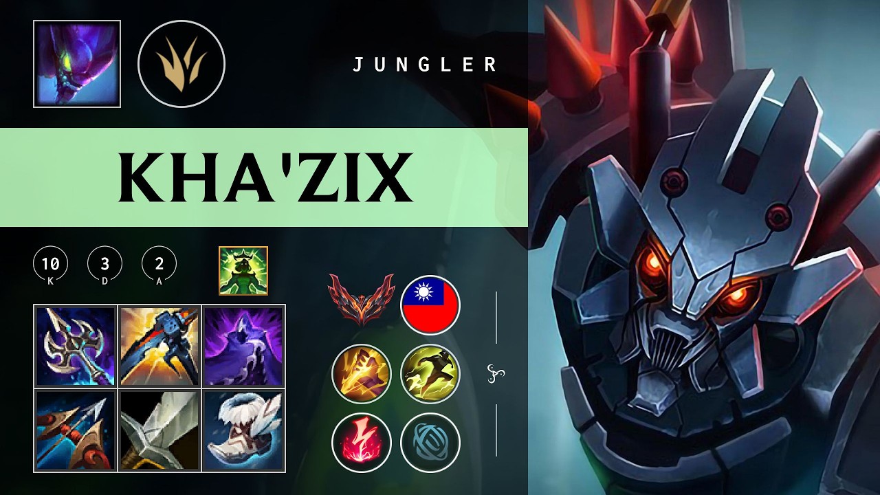 Kha'Zix Jungle vs Xin Zhao - TW Grandmaster Patch 26.03
