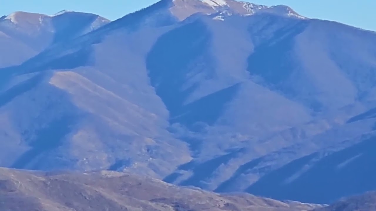 Mərkiz dağından Laçın şəhəri və ətraf kəndlərin görüntüsü.