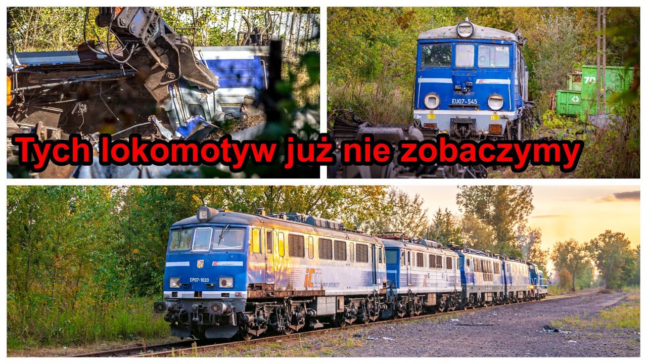 Złomowanie lokomotyw w Warszawie