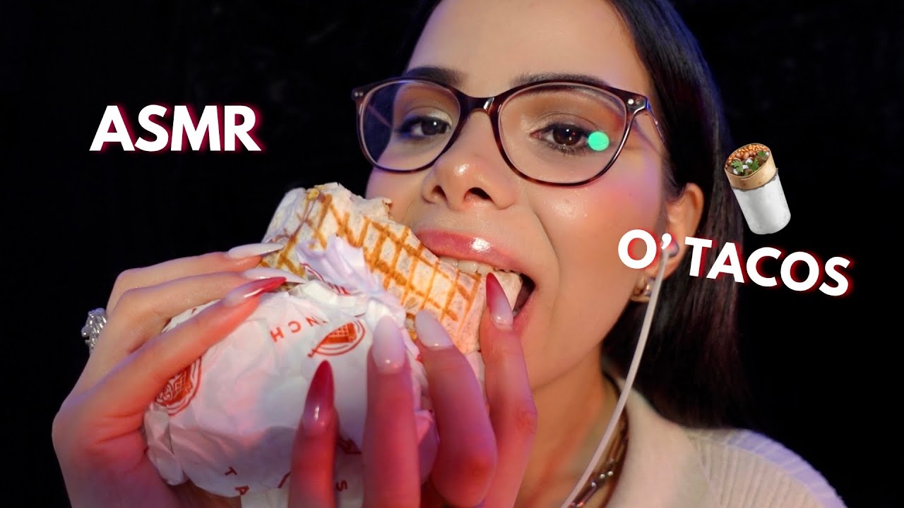 ASMR DÉGUSTATION TACOS (omg il est trop gros 😍)