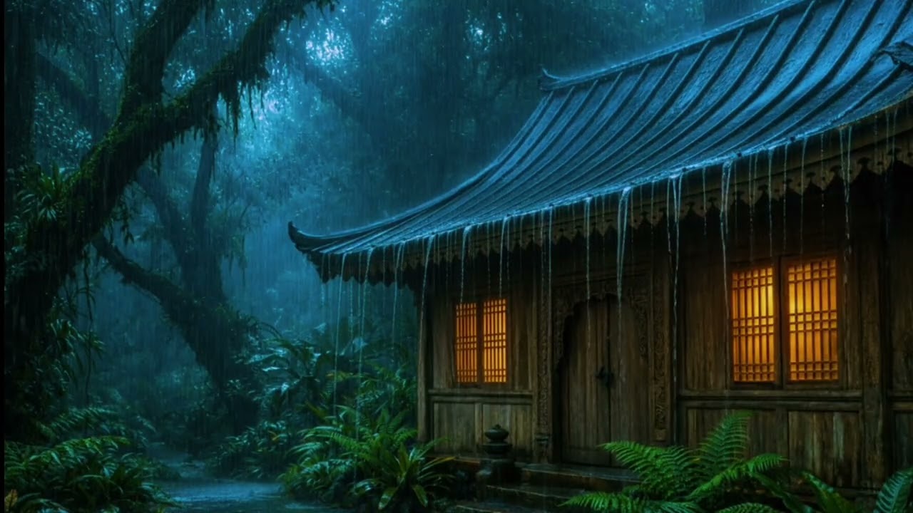 Rain Sounds for Sleeping and Deep Night Relaxation