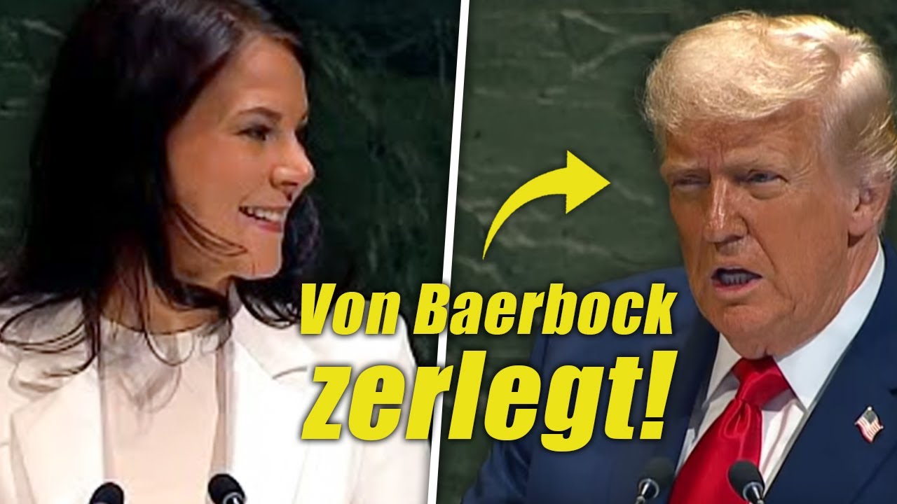 Trump BELEIDIGT Deutschland Und Baerbock ZERLEGT Ihn Mit Einem Satz Bei Der UN!