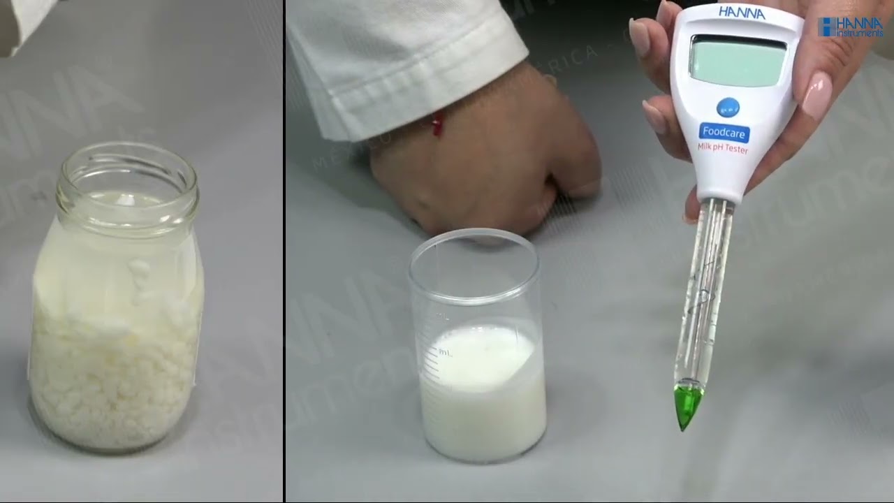 Medición de pH en kefir