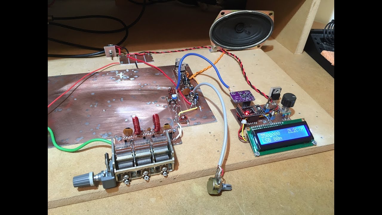 Homebrew 80/40m SSB/CW Rig - #6a Direct Conversion Receiver Test