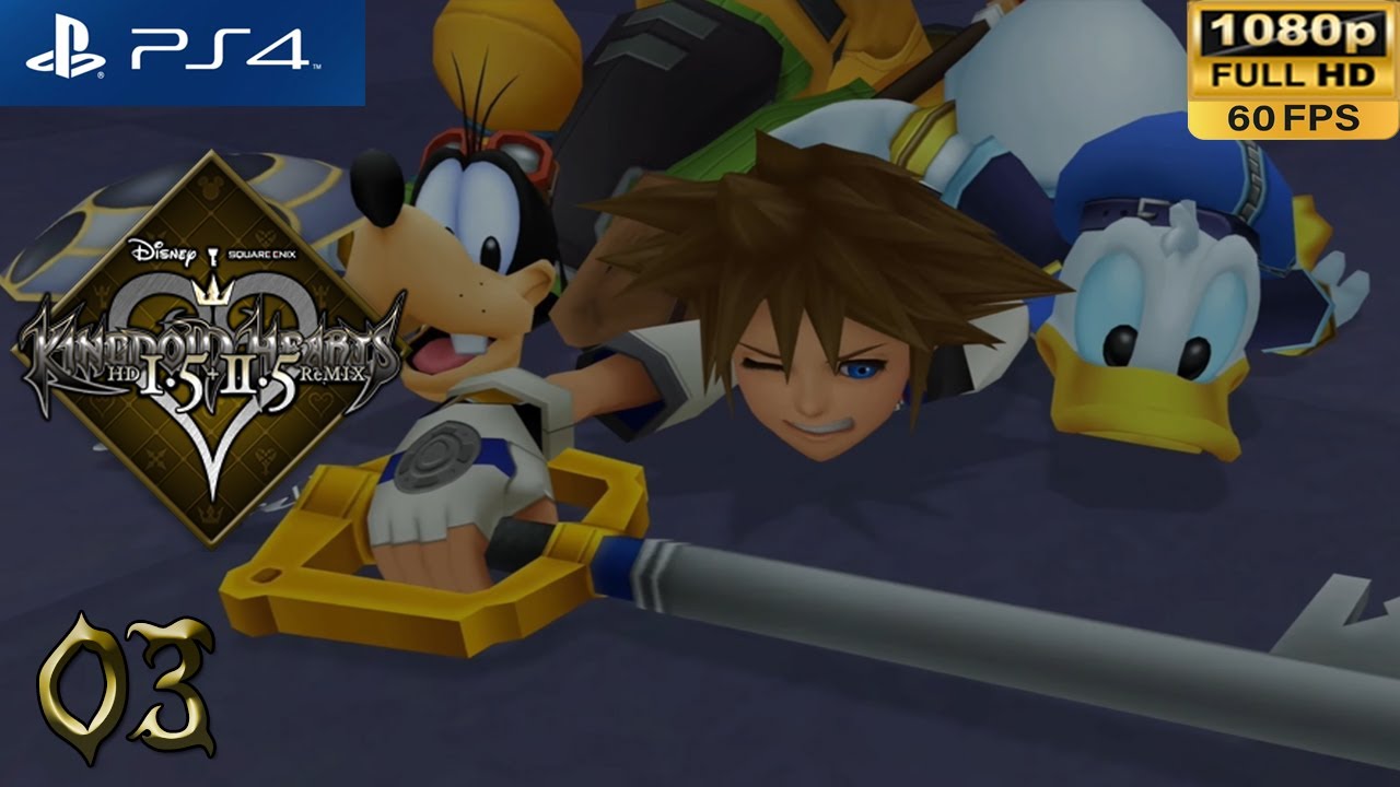 [PS4 1080p 60fps] Kingdom Hearts 1 Walkthrough Part 3 Traverse Town - KH HD 1.5 + 2.5 Remix