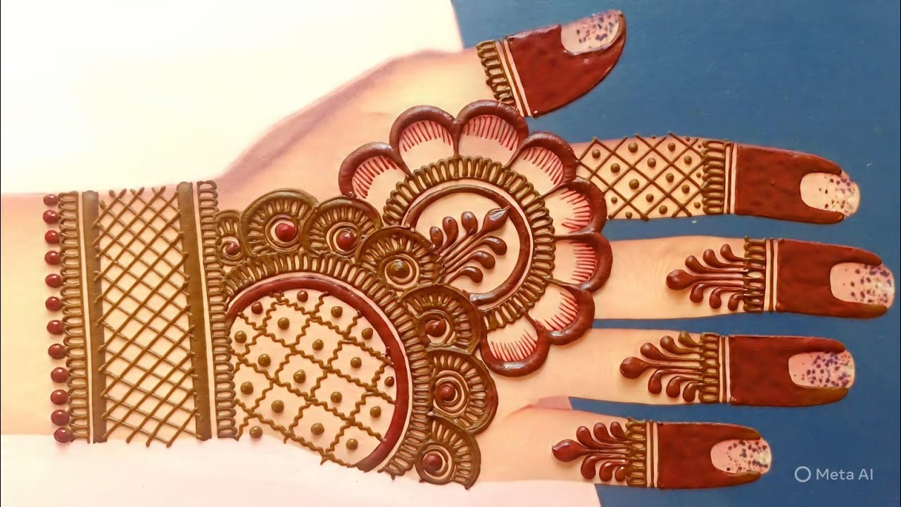 mehndi designs | mendini design | cone design | mehandi design | mehdi ka design  | Easy mehndi