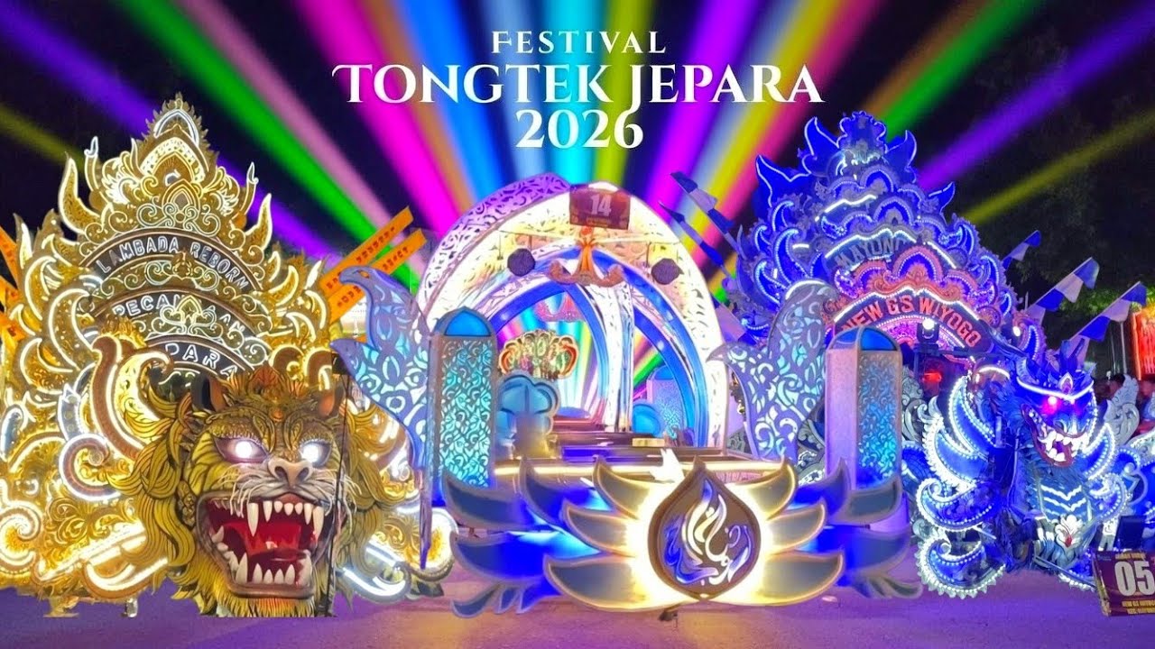 intip Persiapan Tongtek Jepara 2026 di Alun-Alun Jepara