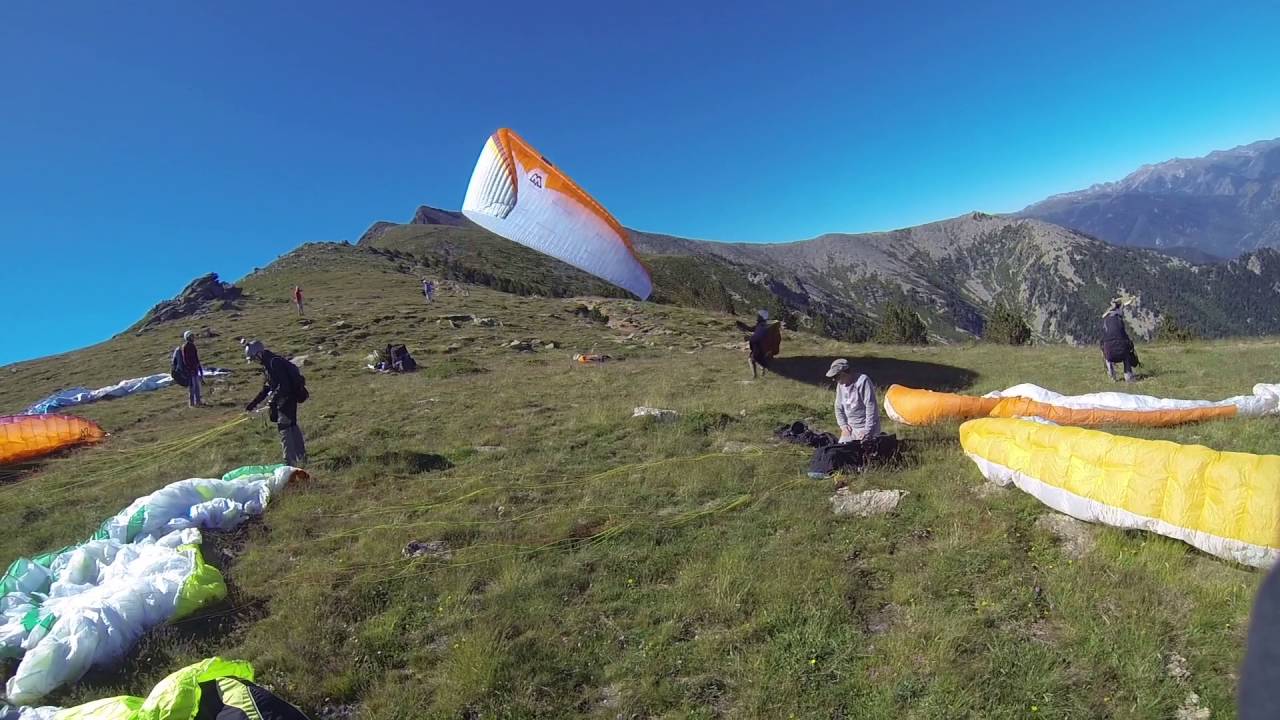 Vol rando parapente Canigou et  Pic de l'Estelle Juillet 2016