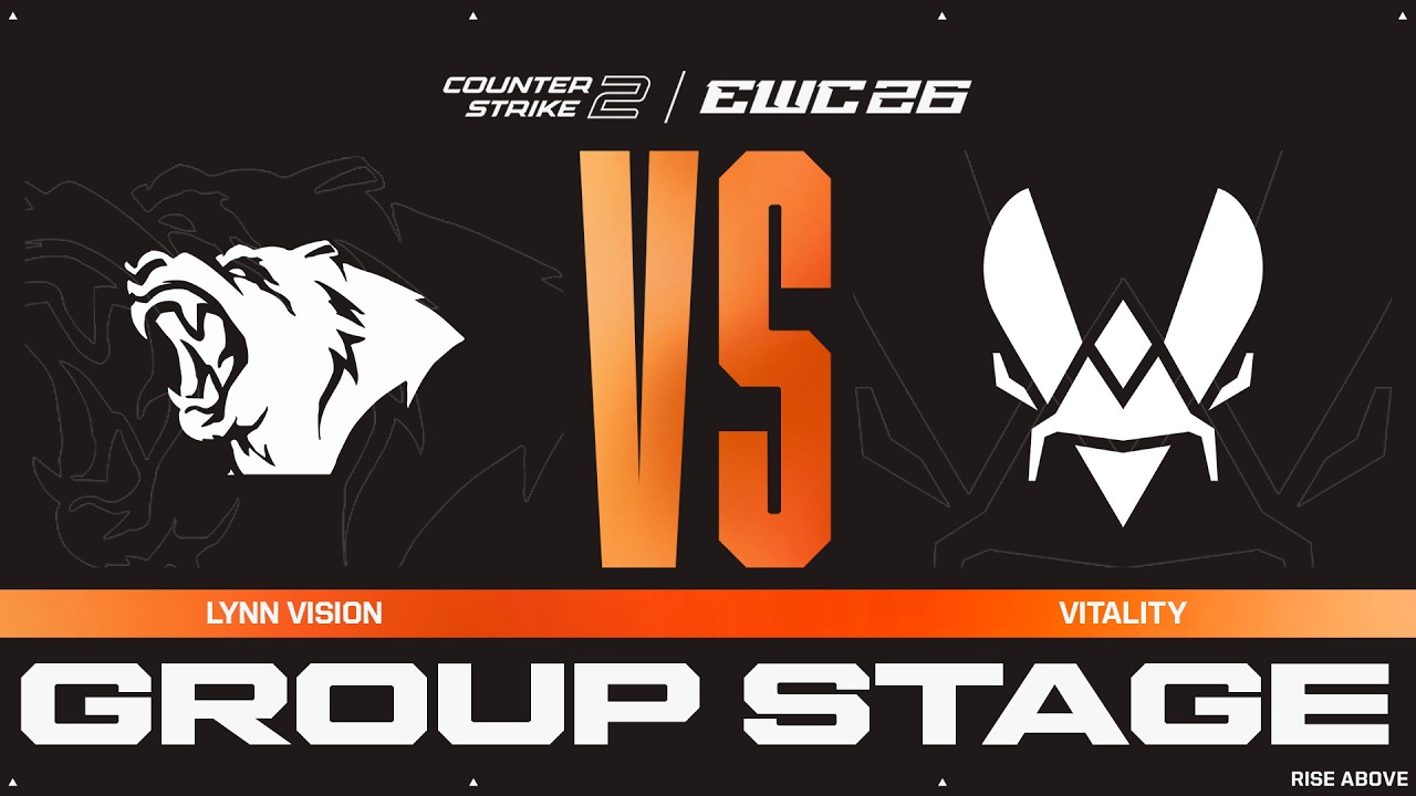 Lynn Vision vs. Vitality | CS2 at EWC 26 - Group Stage - VOD