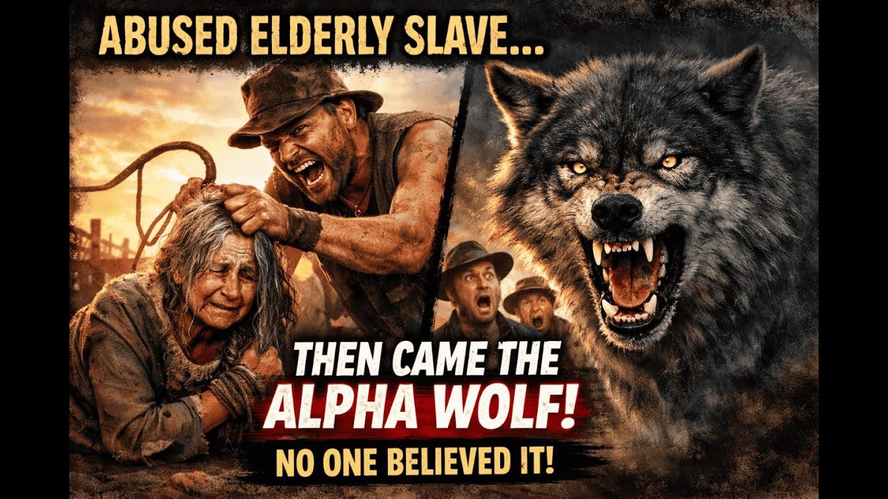 Foreman humiliated an elderly enslaved woman - until an ALPHA WOLF appeared, and no one believed it
