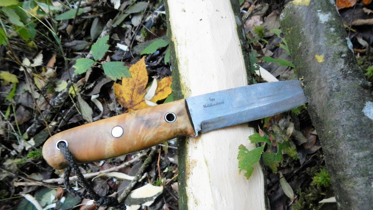 How to use a Bushcraft Knife as Drawknife
