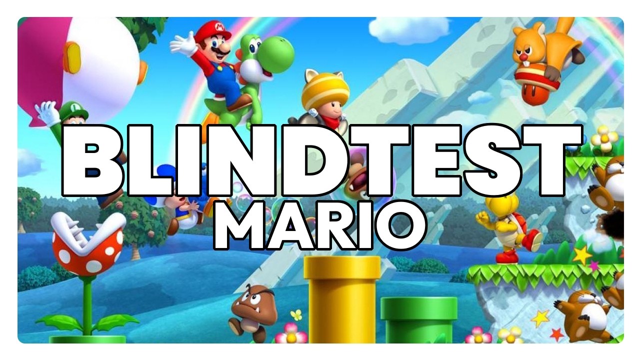 BLIND TEST Jeux-vidéo MARIO (50 extraits d'OST)