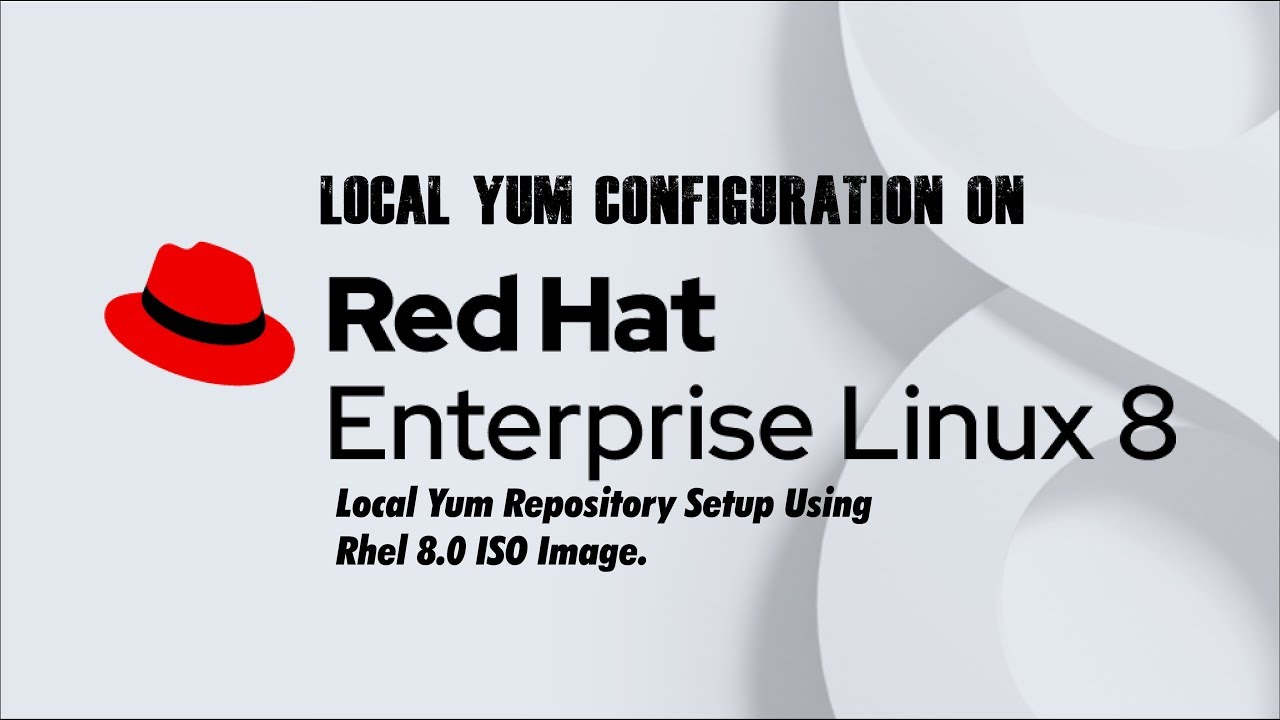 How To Setup Local Yum Repo in Red Hat 8.0 Linux Urdu/Hindi