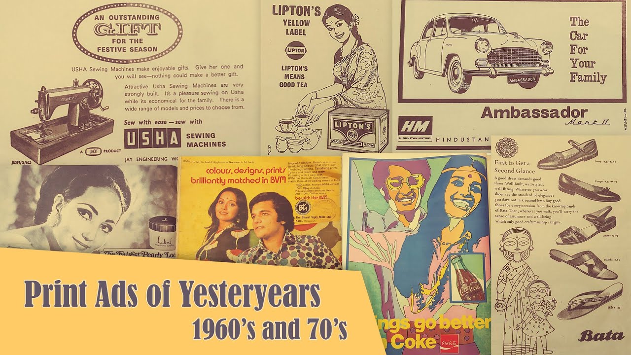 Must See Print Ads of 1960's & 70'S - Bata, Usha, Philips, Coca Cola & More...
