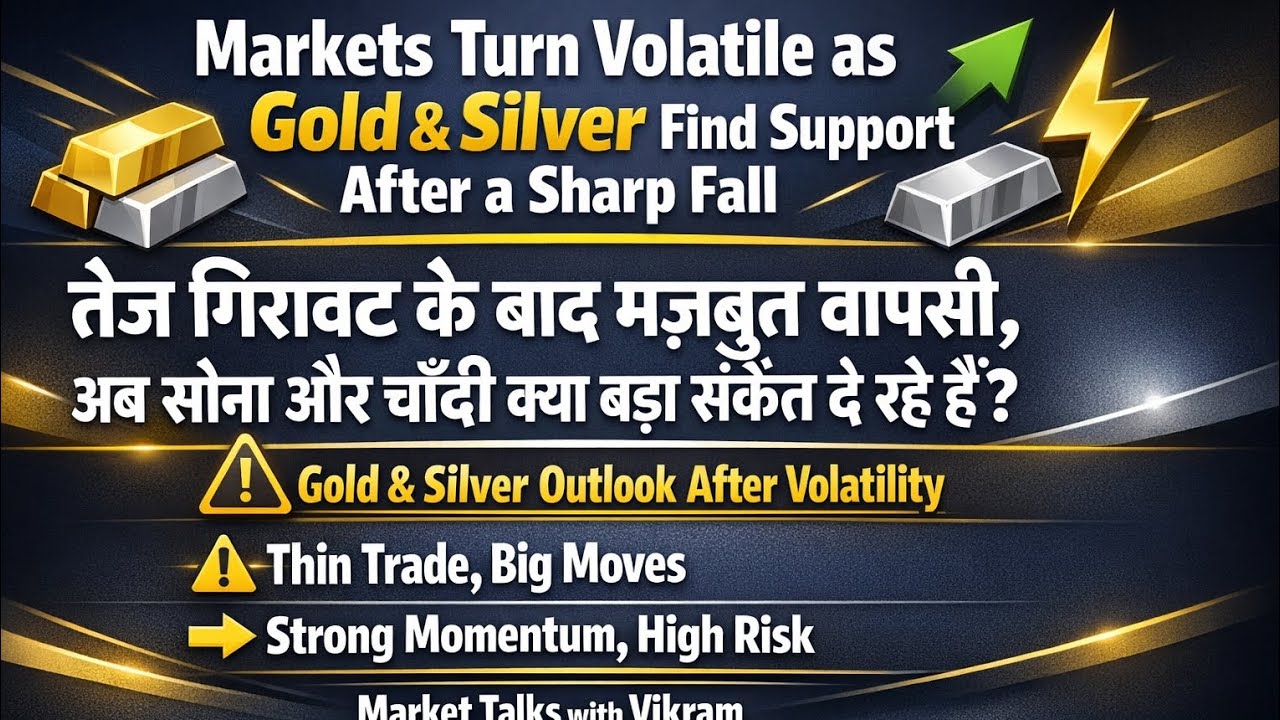 Gold–Silver में भारी उतार-चढ़ाव! Bounce, Correction, Volatility के पीछे की पूरी Market Story
