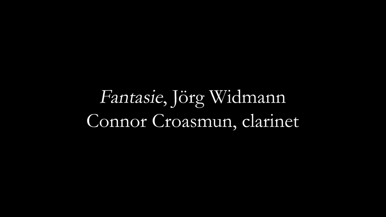 Fantasie - Jörg Widmann (Live Nov. 5, 2024)