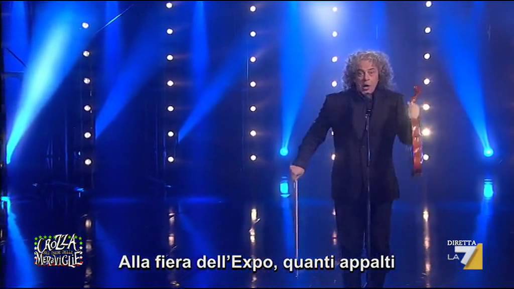 Crozza-Branduardi in 'Alla Fiera dell'Expo'