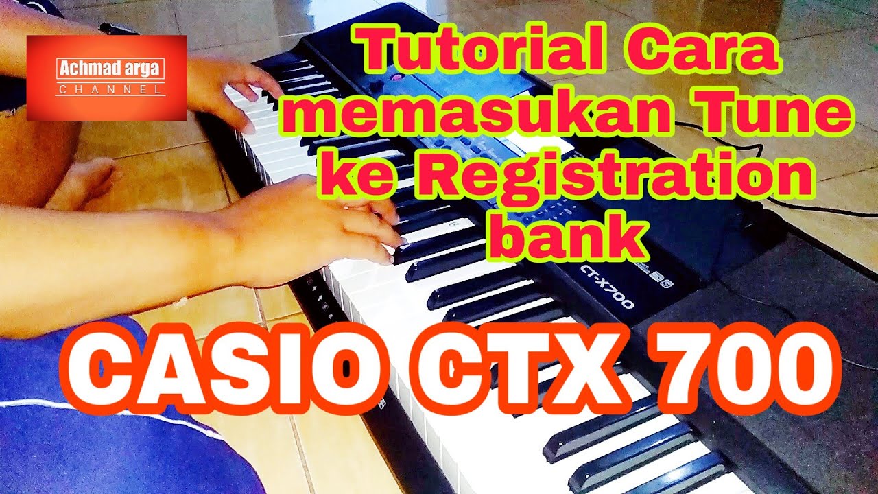 CASIO CT-X700 RIVIEW TUNE REGISTRATION