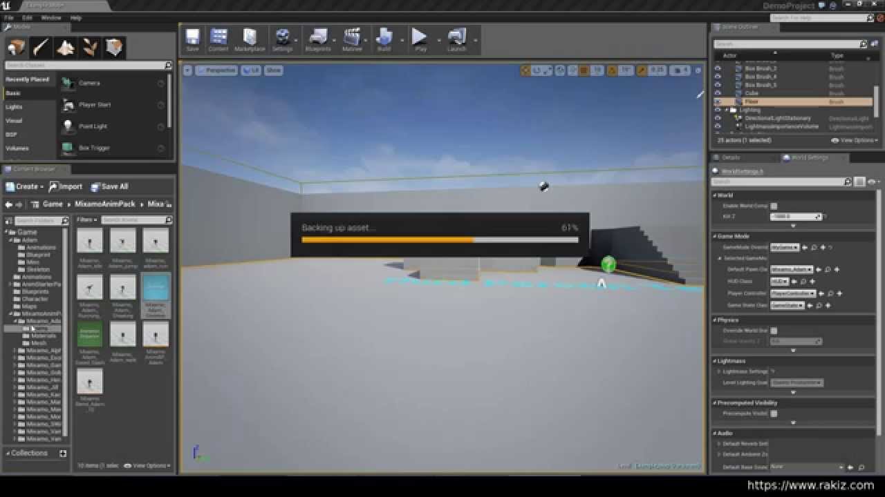 UE4 #1 Project setup, Animations import and Retargeting