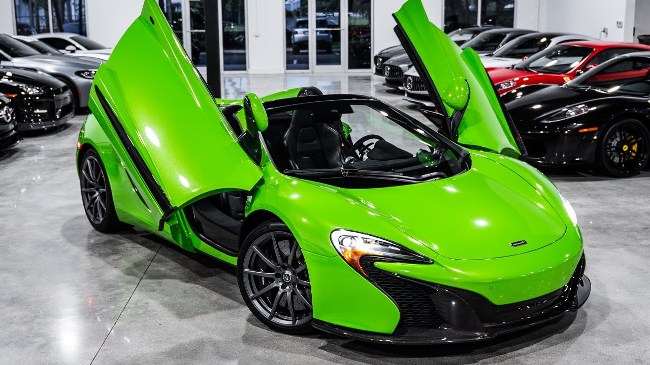 MANTIS GREEN! 2015 McLaren 650S Spider!