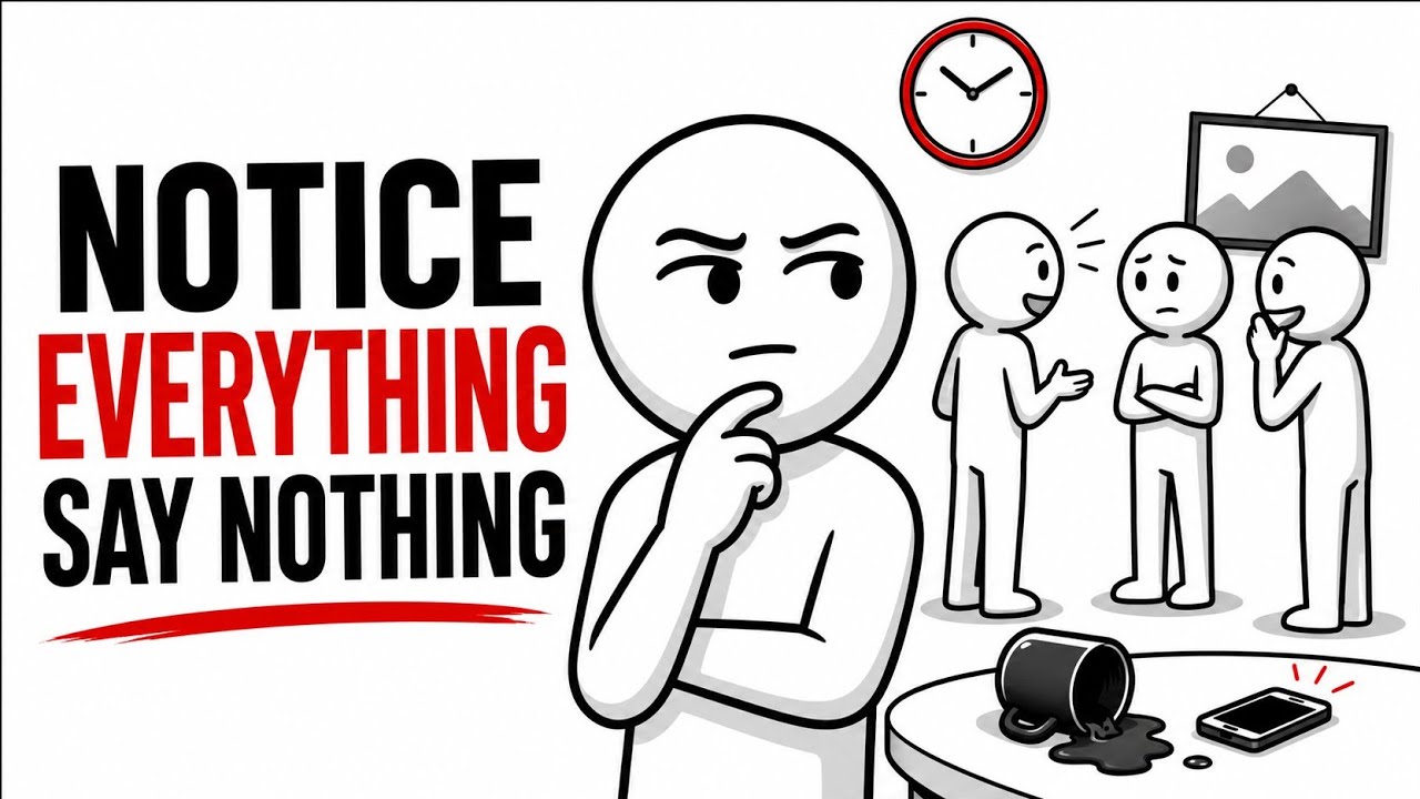 The Psychology of People Who Notice Everything But Say Nothing