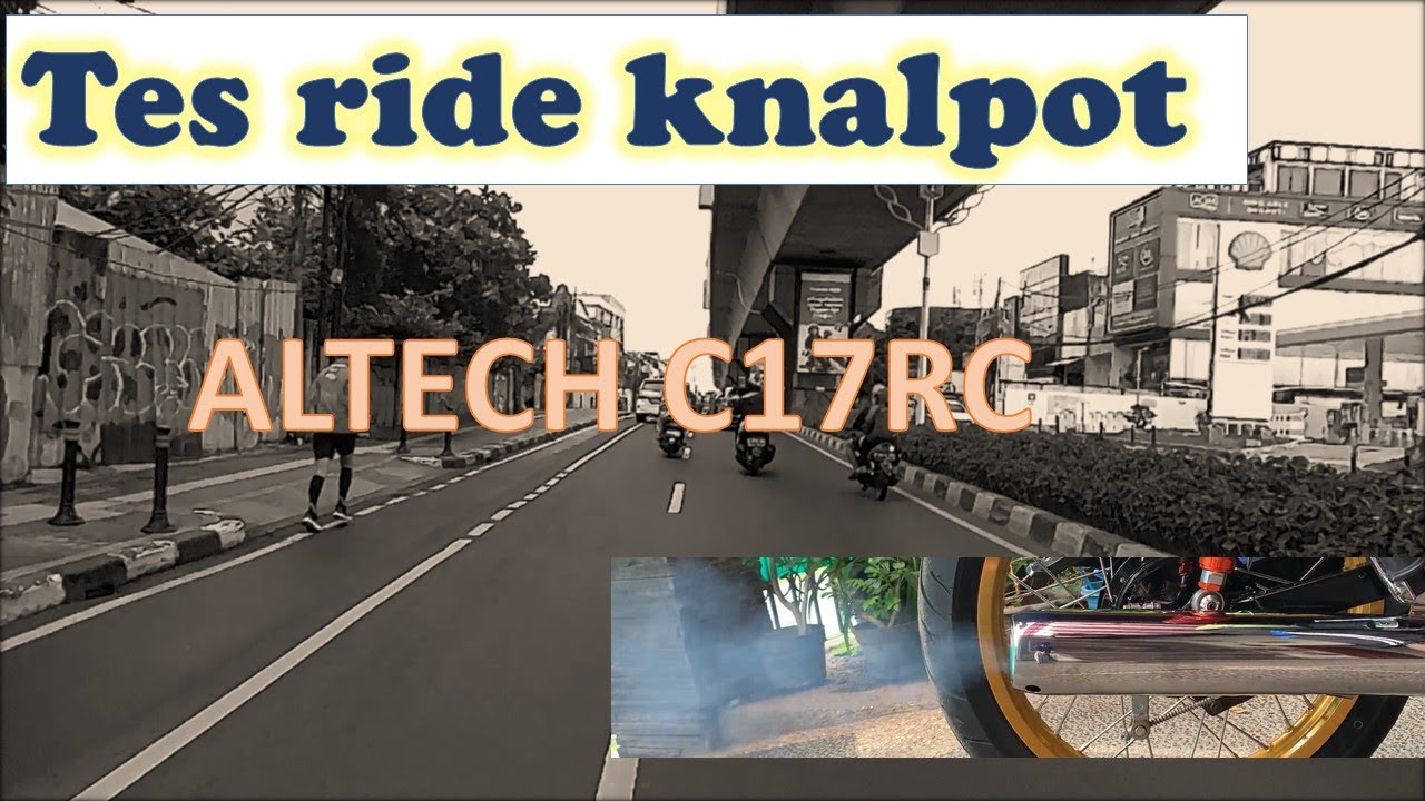 cek sound knalpot rx king altech C17RC