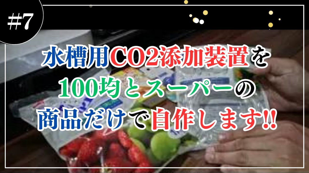コスパ最強のCO2添加！自作なら1/10の費用で「気泡の舞」が手に入る。