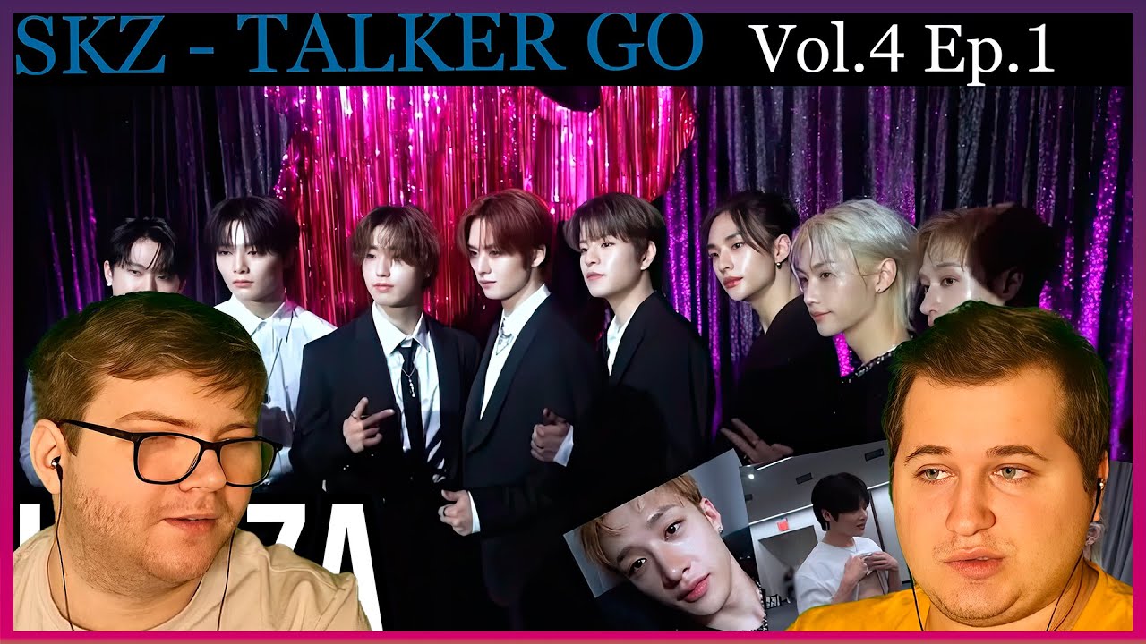 Реакция на [Русская озвучка Kadza] SKZ-TALKER GO! Season 4 Ep.1 | VMA