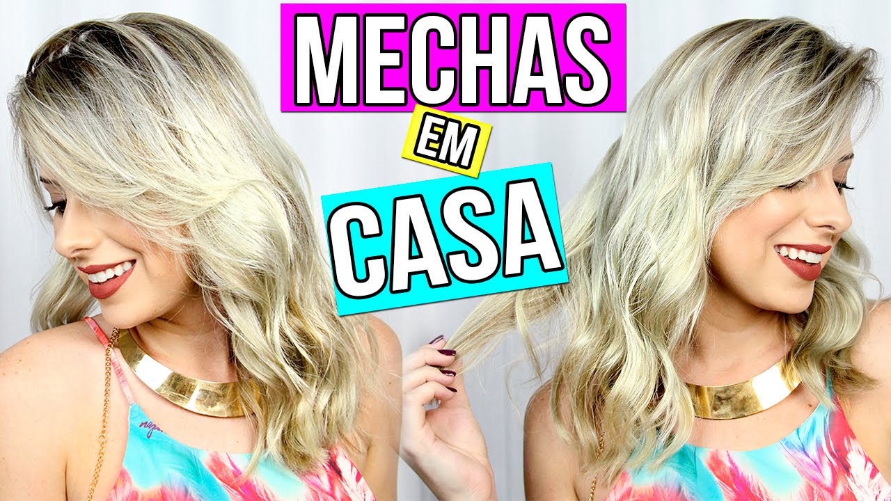 MECHAS ESFUMADAS EM CASA - RETOQUE DE RAIZ | Amanda Domenico