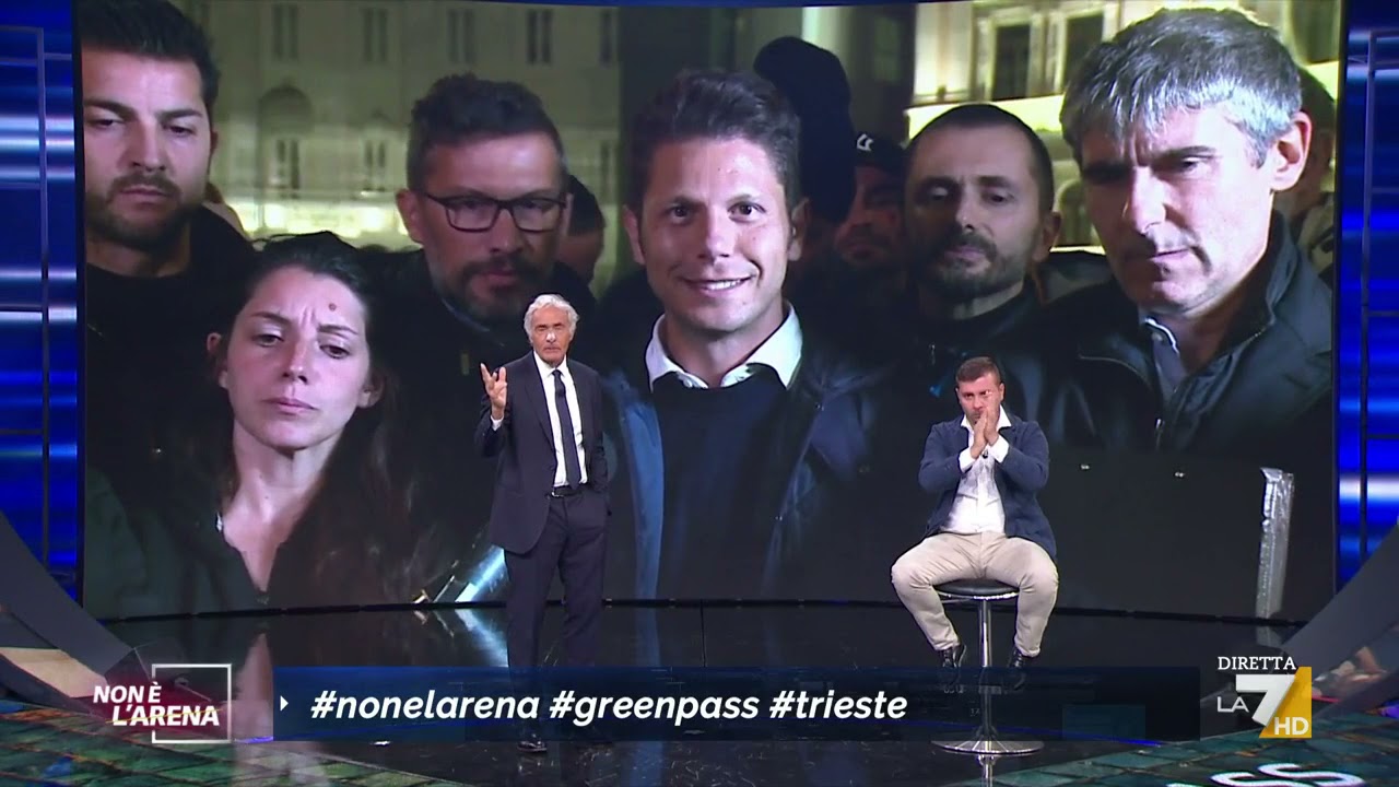 Trieste, il consigliere Ugo Rossi contro Puzzer: 