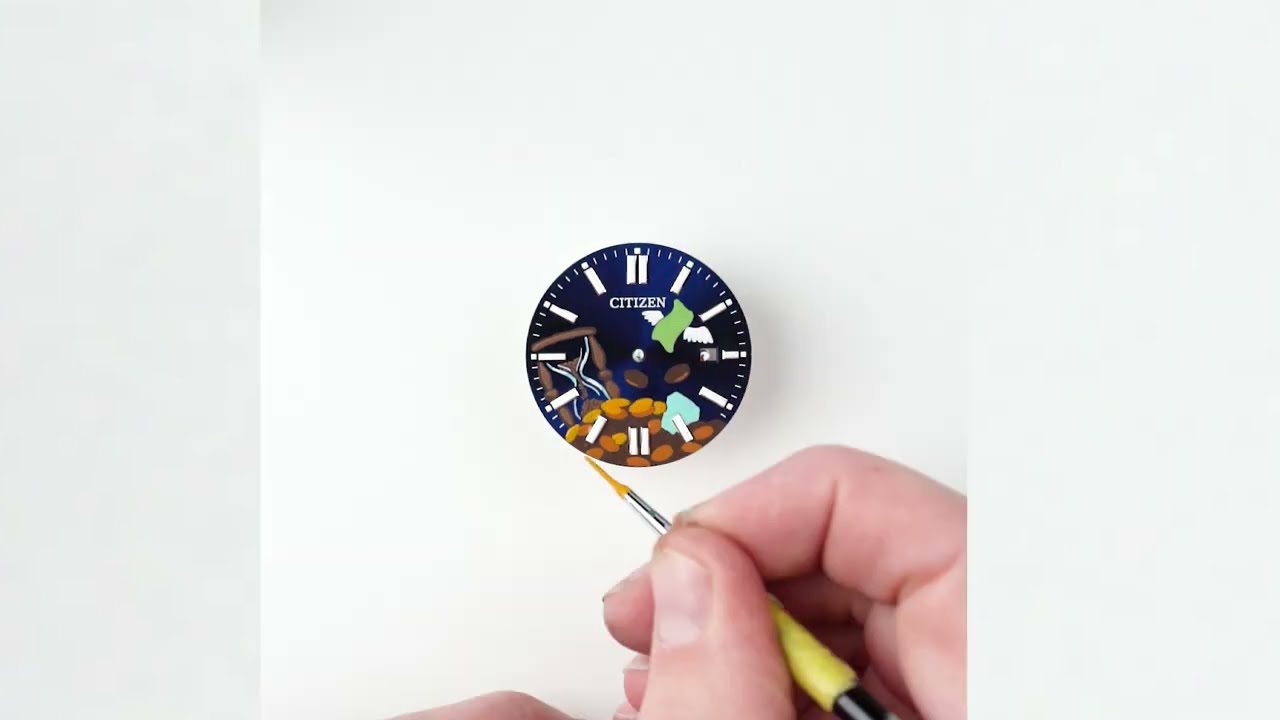 IFL Watches Time is Money Concept Dial Painting Timelapse