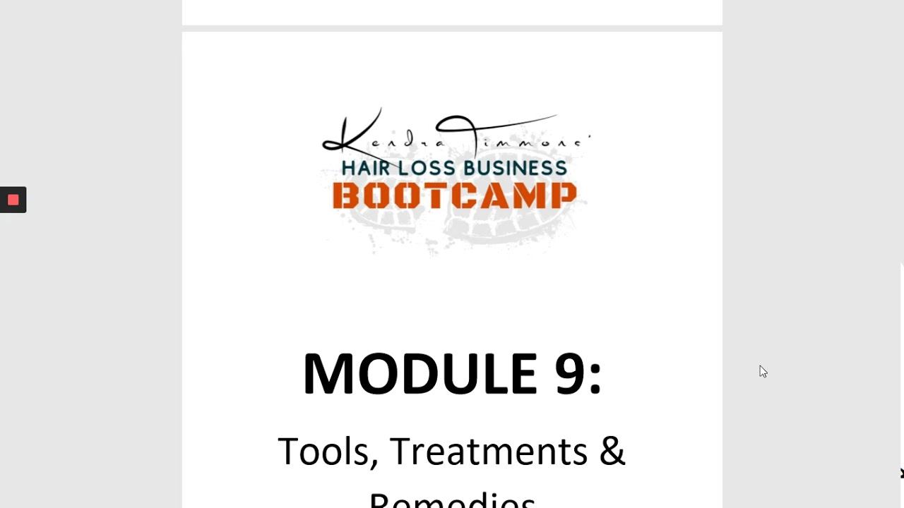 Trichology Classes - Certified Hair Loss Specialist - Hair Loss Business Bootcamp Course Overview