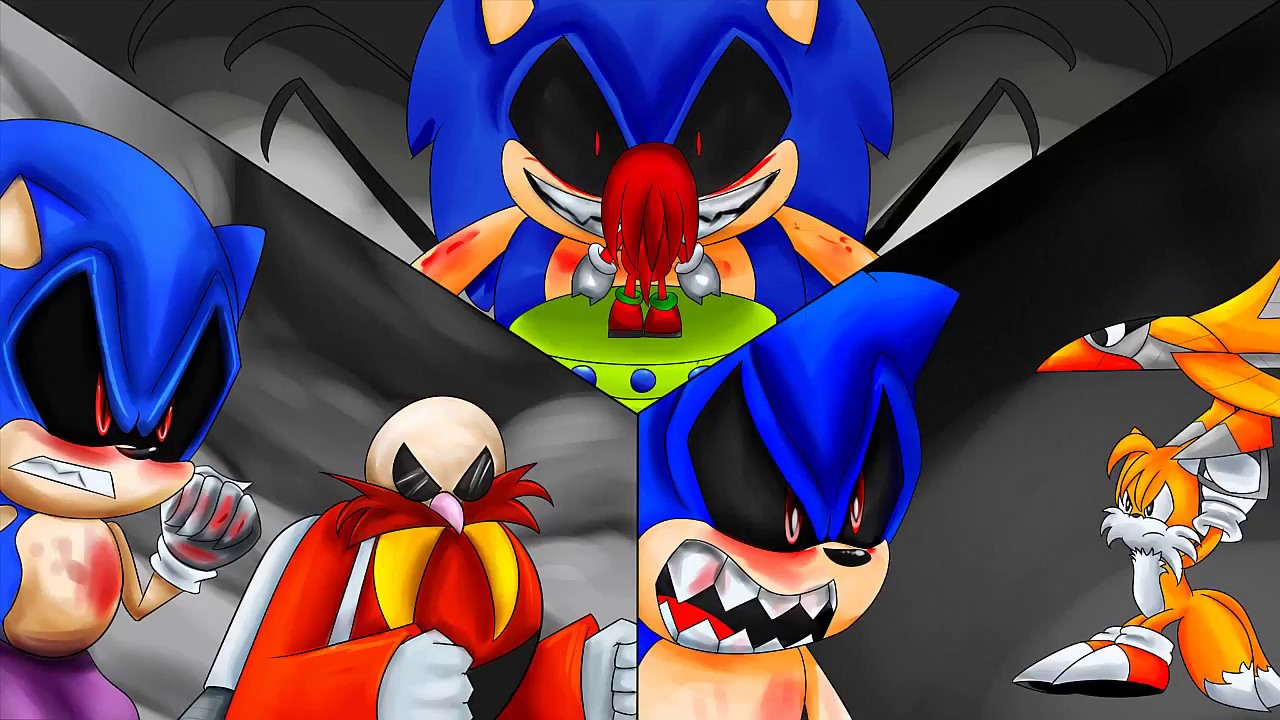 Speed Art - Sonic.exe Spirits Of Hell - Round 1 Battle!